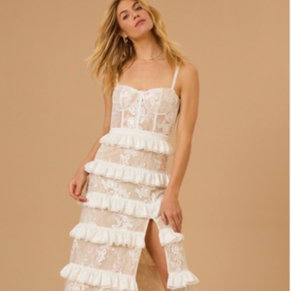 Altar’d State Obrien Lace Maxi Dress - Picture 1 of 6